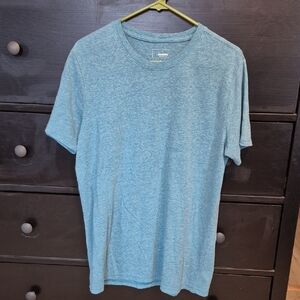 Sonoma Blue Short Sleeve Tee Classic Crew Neck